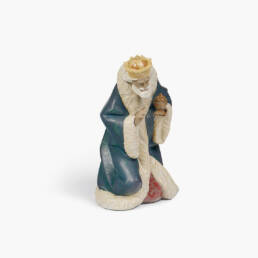 Figura Rey Melchor en Belén. Gres