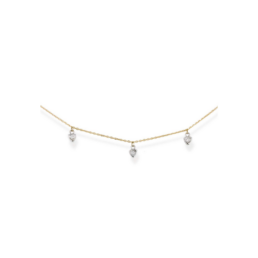 Gargantilla en Oro 18Kt. y diamantes