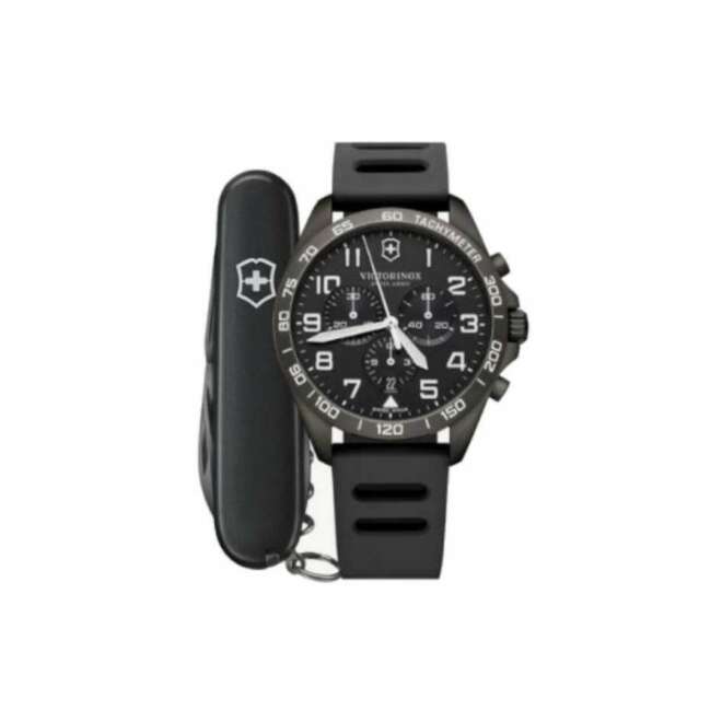 Reloj de Cuarzo Victorinox Fieldforce Sport Chrono, Negro, 42 mm, V241926.1