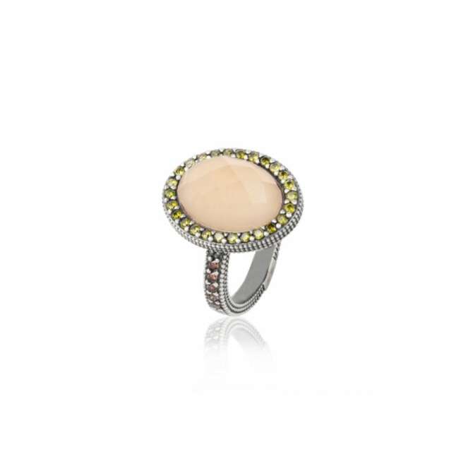 Sunfield - Anillo Zahora Cuarzo Rosa