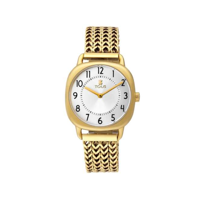 Reloj TOUS Osier 1920 de acero IP dorado 200350810