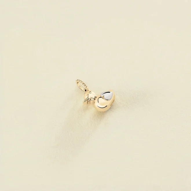 Agatha Paris - Colgante Mamá Pata - Oro / Plata