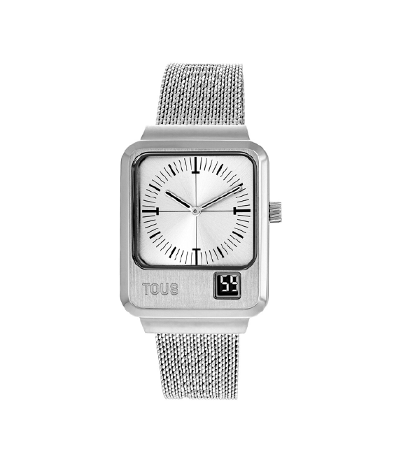TOUS - Reloj analógico y digital con brazalete de acero MARS 3000128900