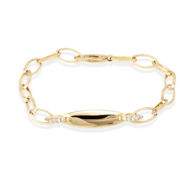 Marina García - Pulsera HARMONY en plata dorada