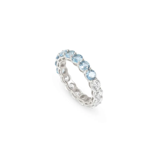 Nomination - Anillo Chic&Charm Joyful Edition piedras azules y blancas