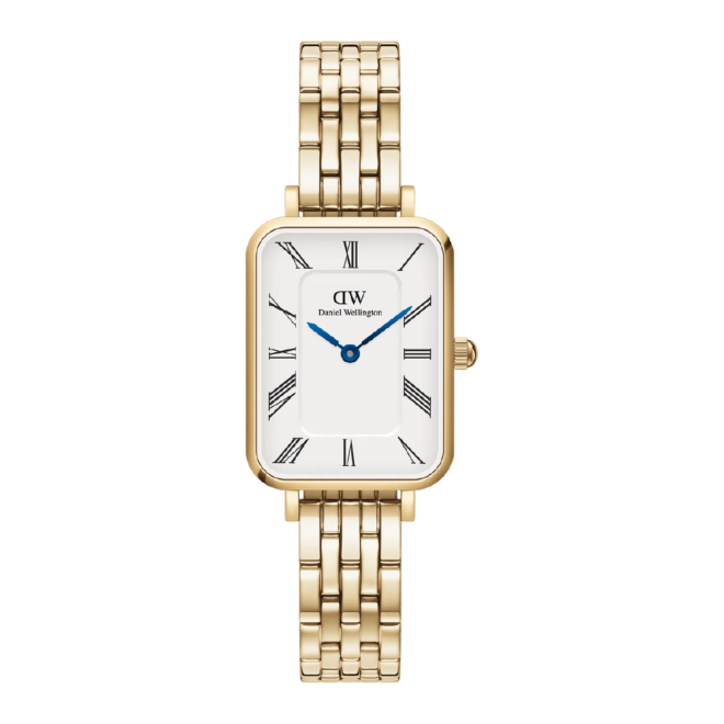 Daniel Wellington - Quadro Roman Numerals 5-Link Gold