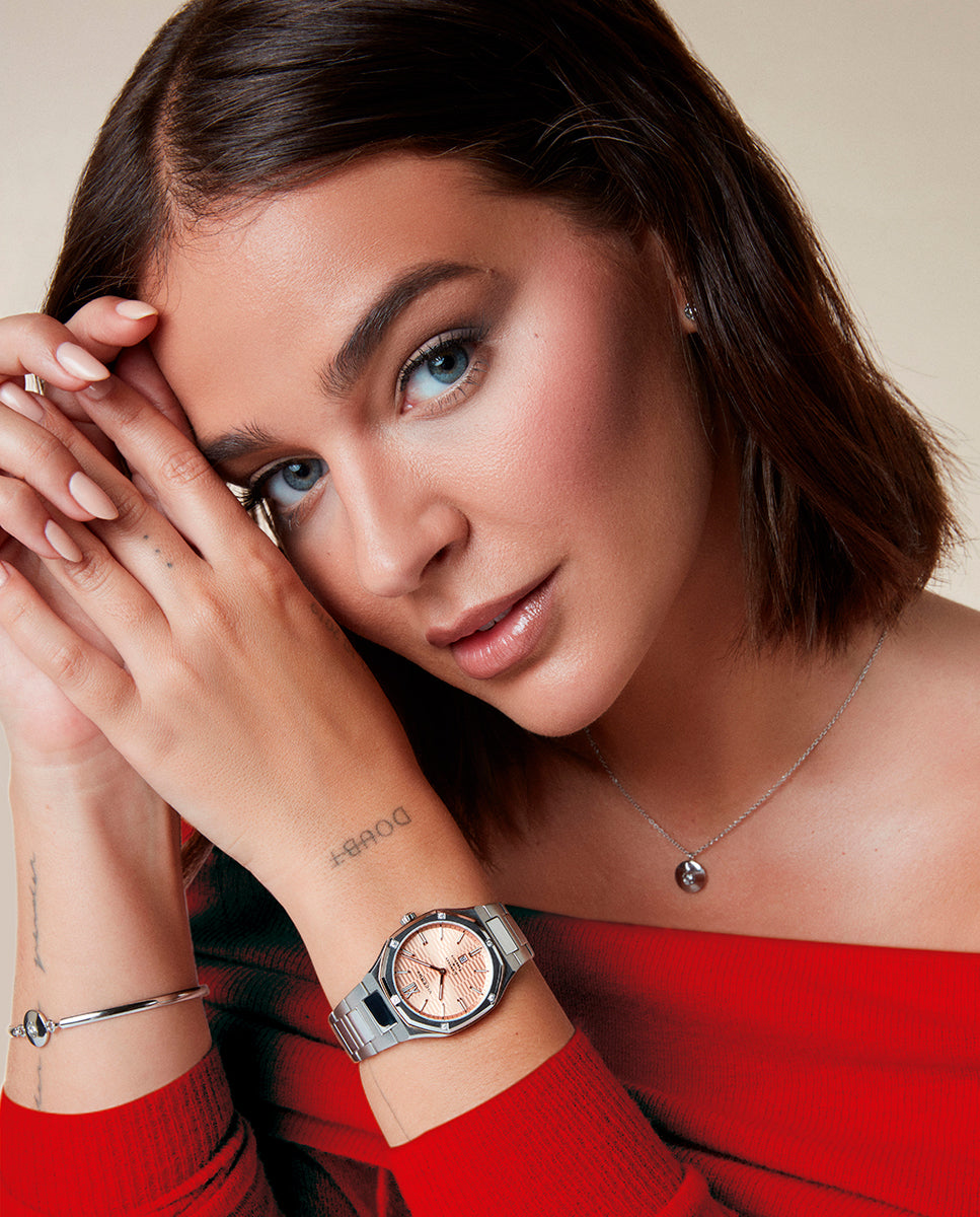 VICEROY Reloj Laura Escanes Caja de Acero con Bisel Doble en Acero e IP Rosa con Diamantes Creado