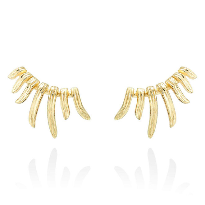 Marina García - Pendientes Siracusa en Plata Dorada