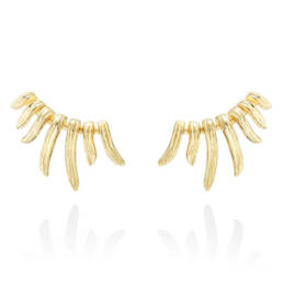 Marina García - Pendientes Siracusa en Plata Dorada