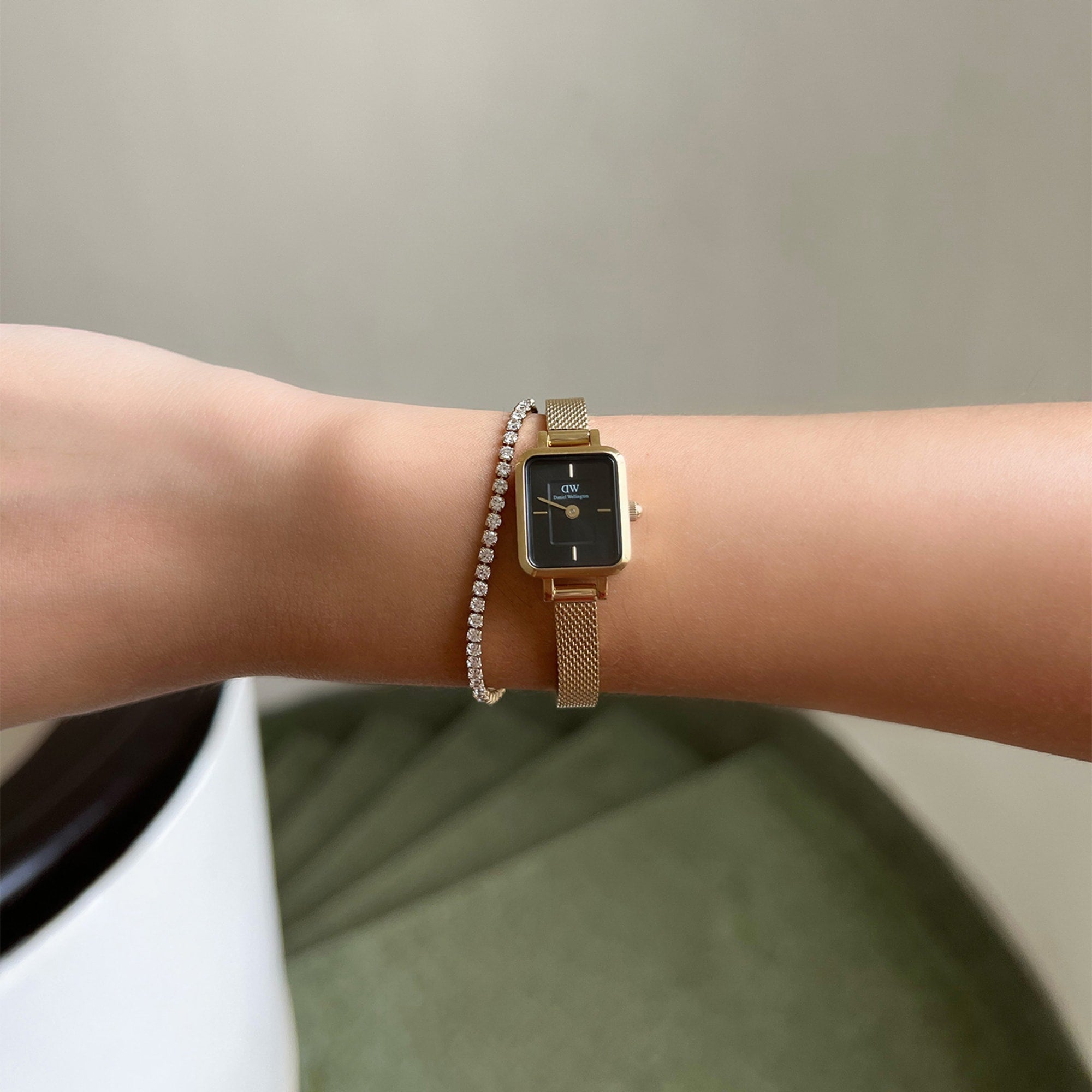Reloj Daniel Wellington - Quadro Mini Evergold Onyx