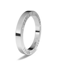 Alianza de oro blanco de 18 quilates Lateral
CONSULTAR PRECIO