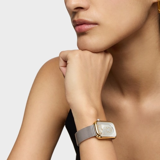 Reloj TOUS T-Band Club Bicolor con Silueta de Oso