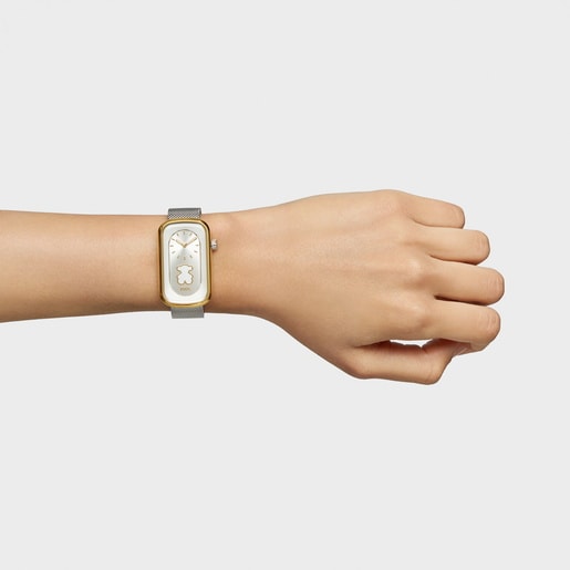 Reloj TOUS T-Band Club Bicolor con Silueta de Oso
