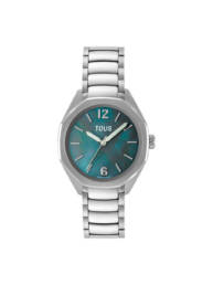 Reloj Tous Now Lady Esfera Nácar Gris Brazalete