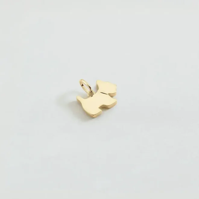 Colgante AGATHA PARIS TALISMANS medalla perro dorado 02880062-157-TU