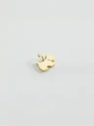 Colgante AGATHA PARIS TALISMANS medalla perro dorado 02880062-157-TU