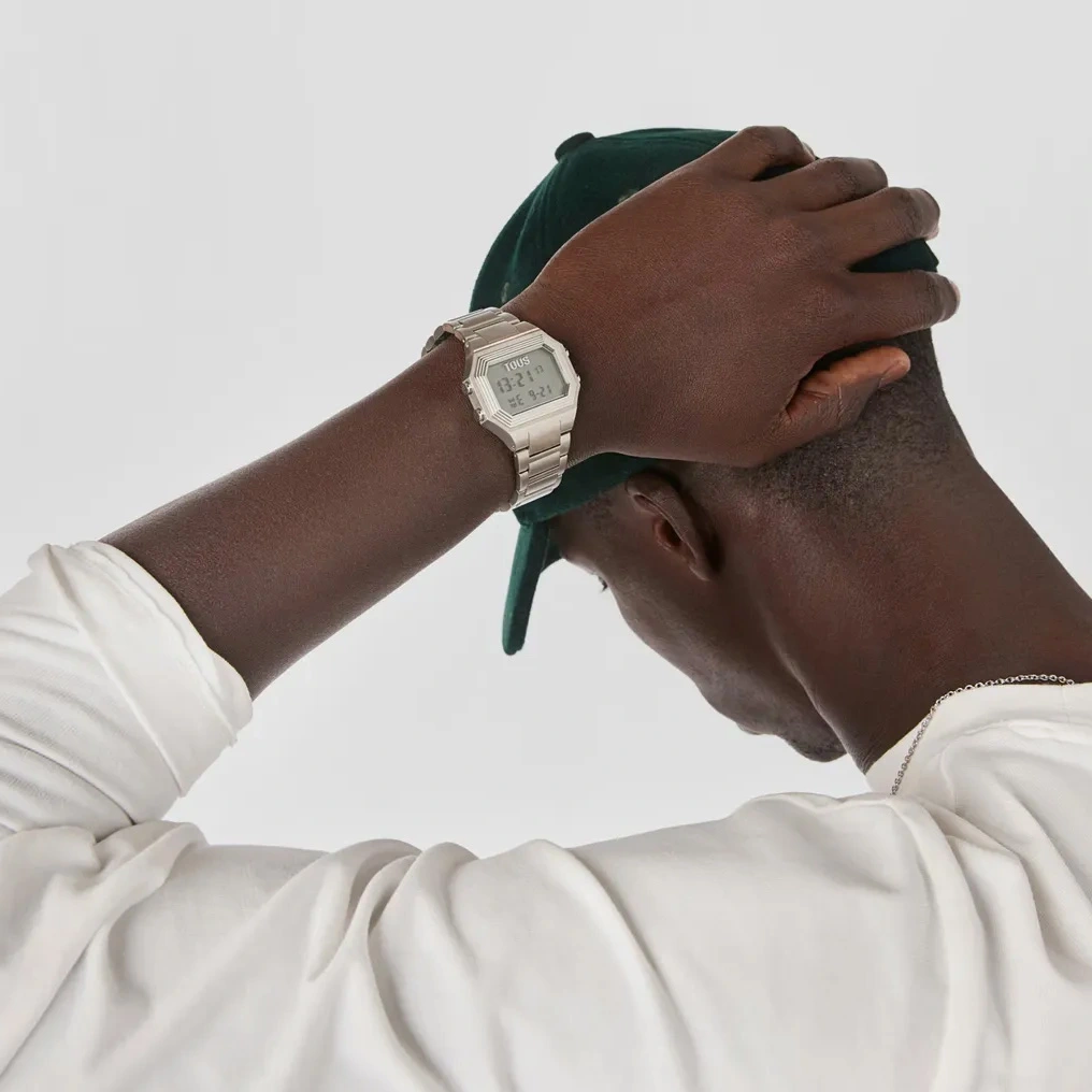 Reloj digital Tous Emerald con brazalete de acero 200351027