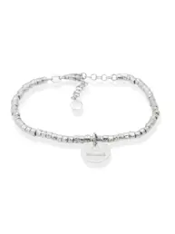 Pulsera MARINA GARCÍA MAMÁ en plata con baño de rodio 90825UB