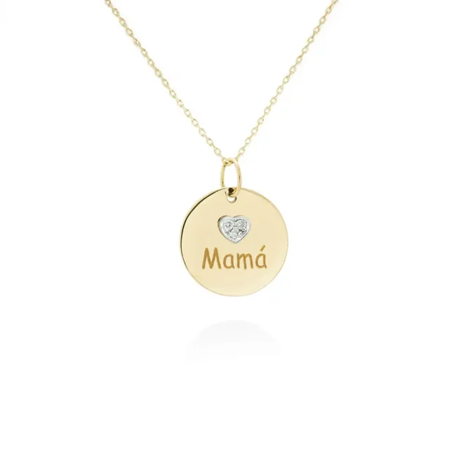 Gargantilla Marina García de oro amarillo y diamantes 18Kt A2652GC42