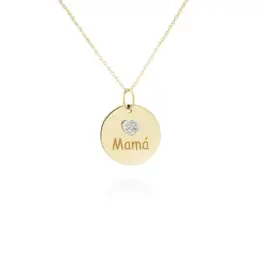 Gargantilla Marina García de oro amarillo y diamantes 18Kt A2652GC42