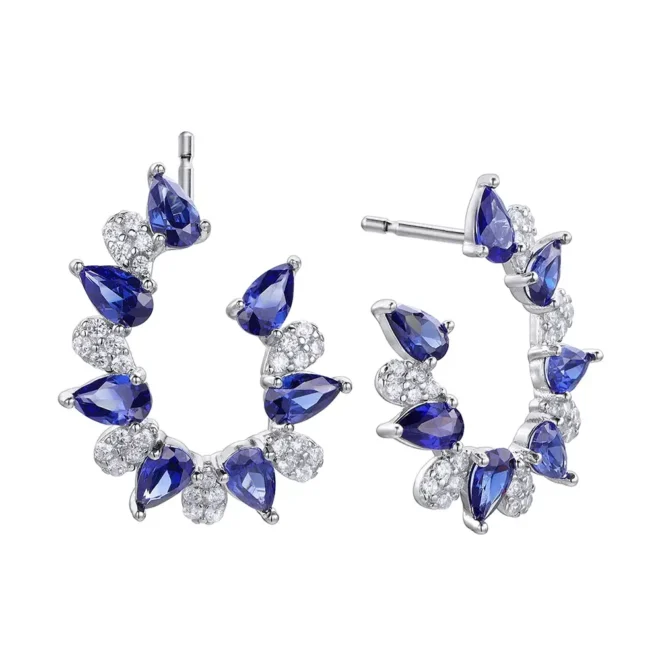 Pendientes Durán Exquse Sposata de plata con circonitas 00513211