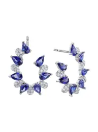 Pendientes Durán Exquse Sposata de plata con circonitas 00513211