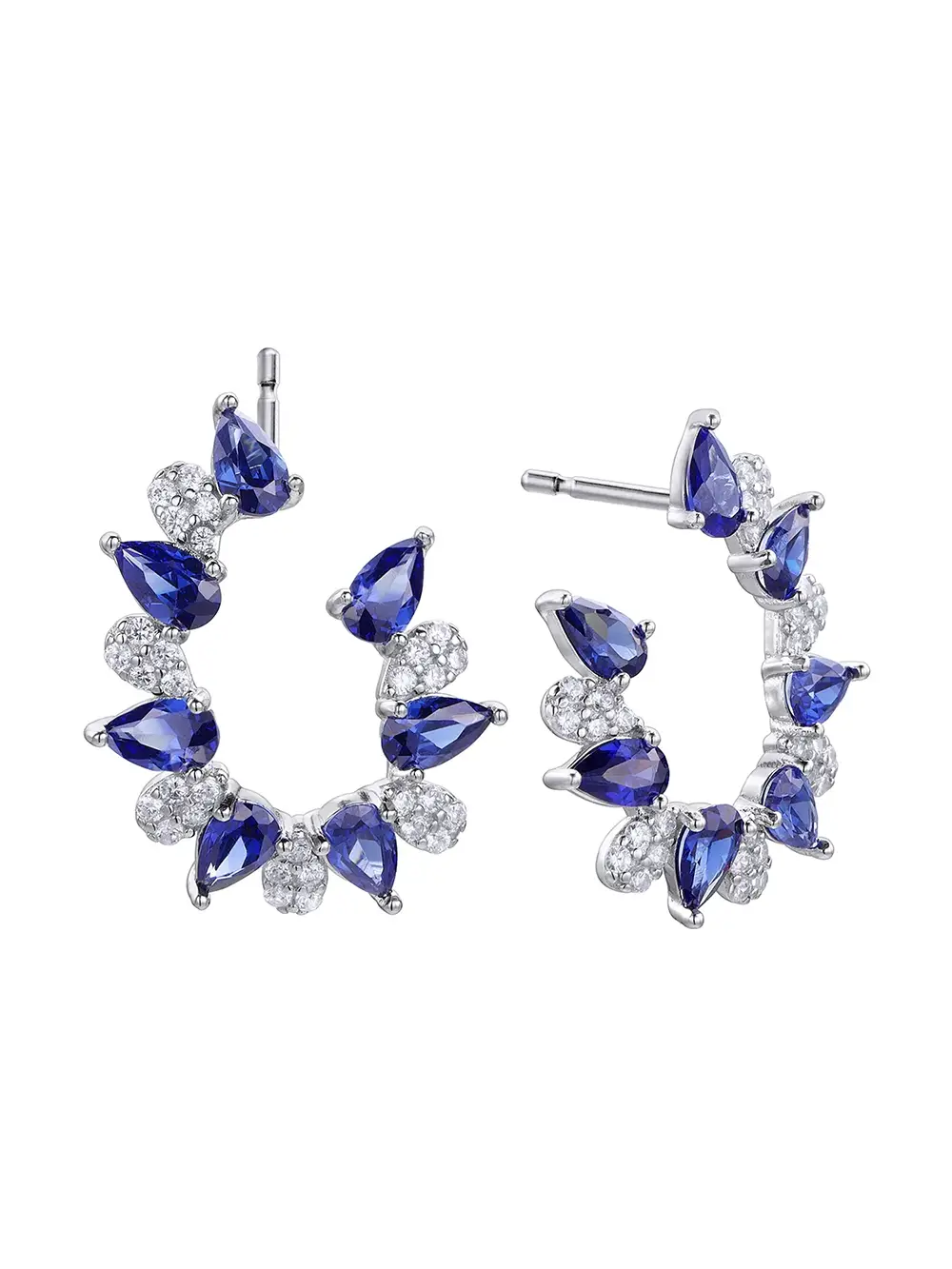 Pendientes Durán Exquse Sposata de plata con circonitas 00513211