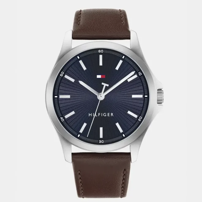 Reloj de hombre Tommy Hilfiger Bruce con correa de piel marrón 1710669