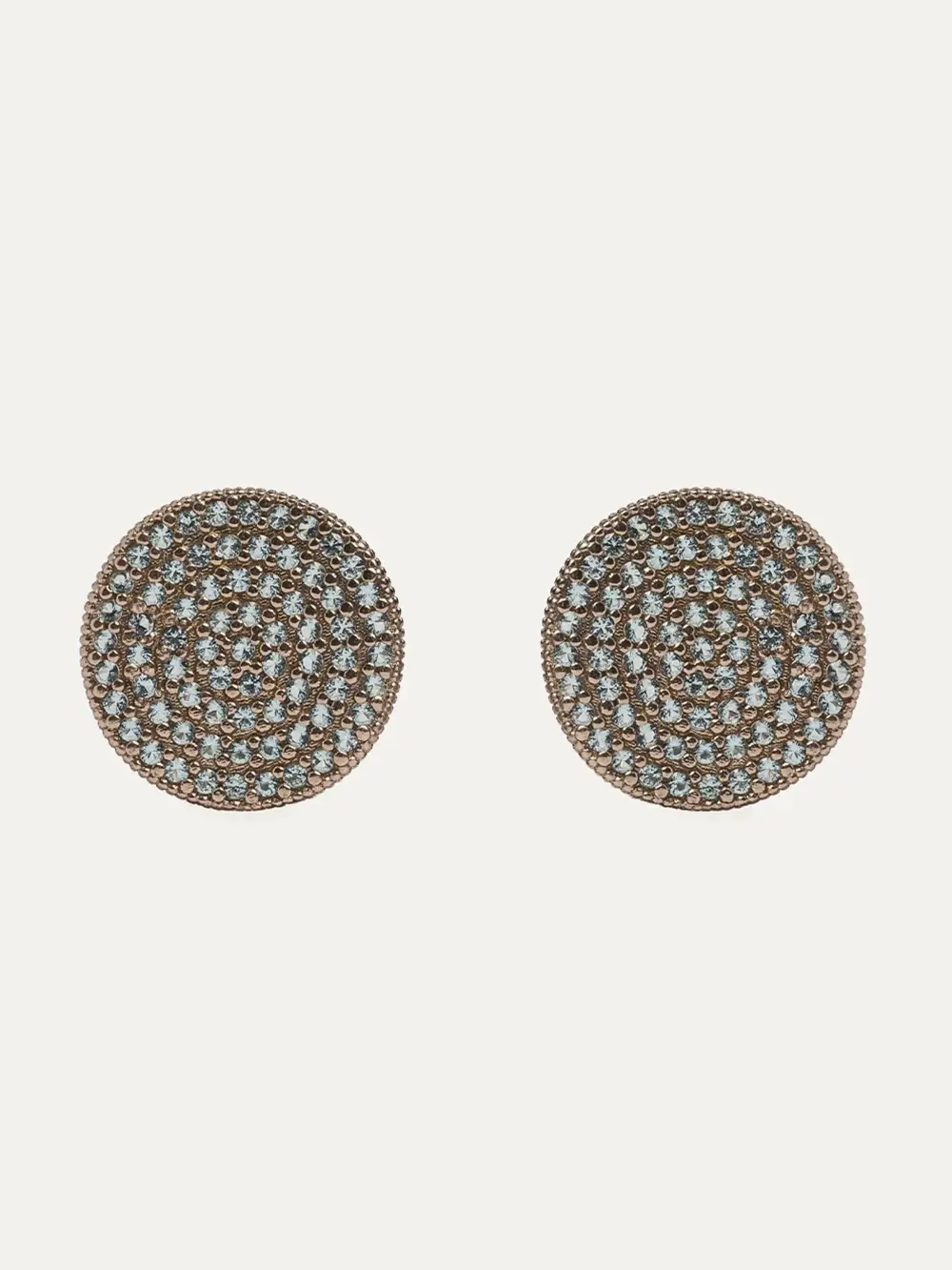 Pendientes Sunfield Áine de plata con circonitas verde mint PE065020/2/55