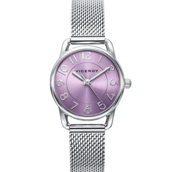 Reloj Viceroy de niña caja y pulsera de acero ajustable con pulsera de actividad de regalo 41104-95