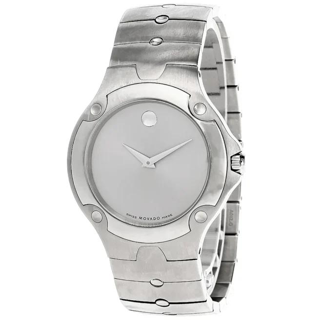 Reloj Movado de mujer con un elegante brazalete de acero inoxidable 84.G4.1851.A012.11/002