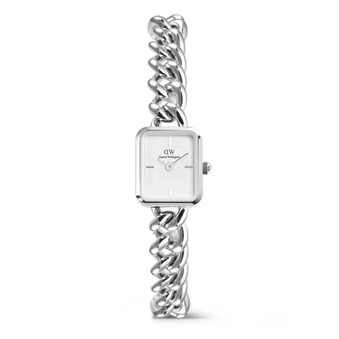 Reloj de mujer Daniel Wellington Jolie Chain de acero plateado con correa de cadena DW00100834