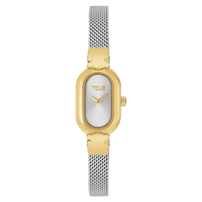 Reloj joya TOUS Oval Icon bicolor acero/acero dorado 3000145300