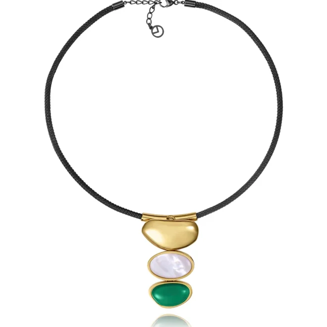 Collar Viceroy Acero IP Dorado Nácar 14348C01019