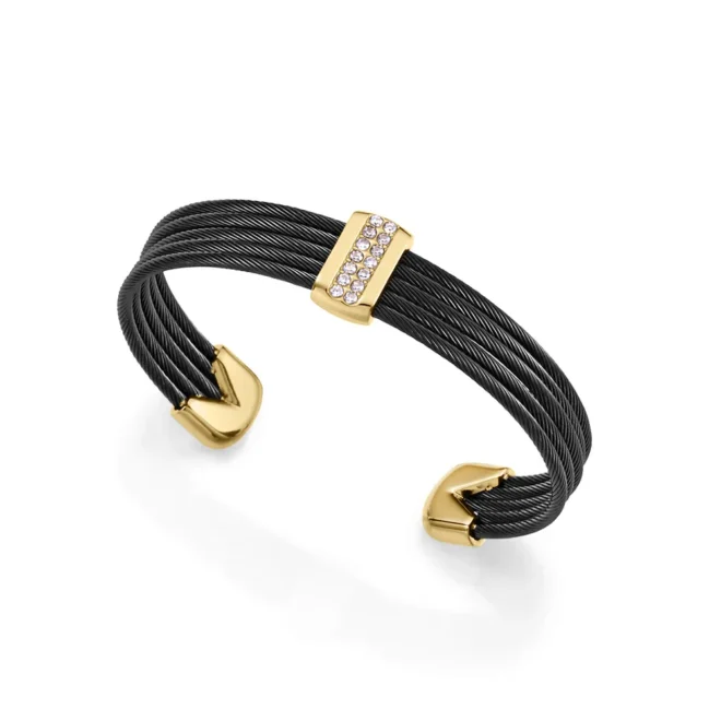 Pulsera Viceroy IP Negro Dorado 15194P01010