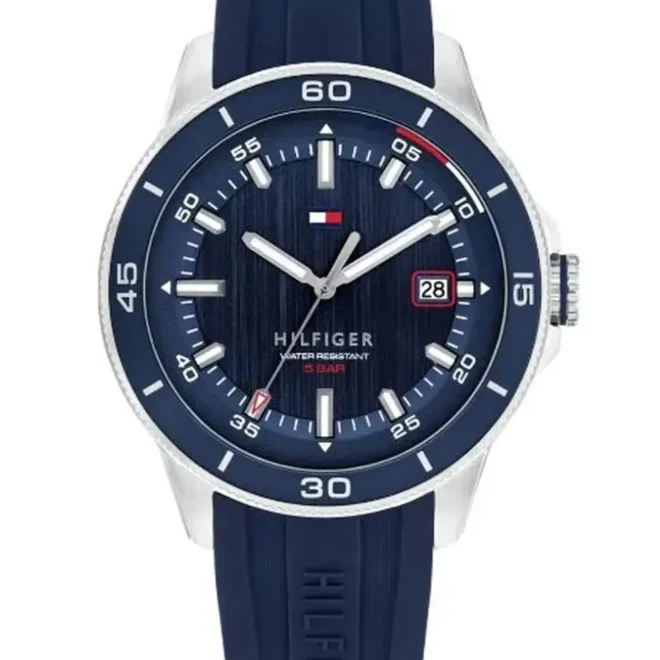 Reloj Tommy Hilfiger Caja Acero Silicona Azul 1792225