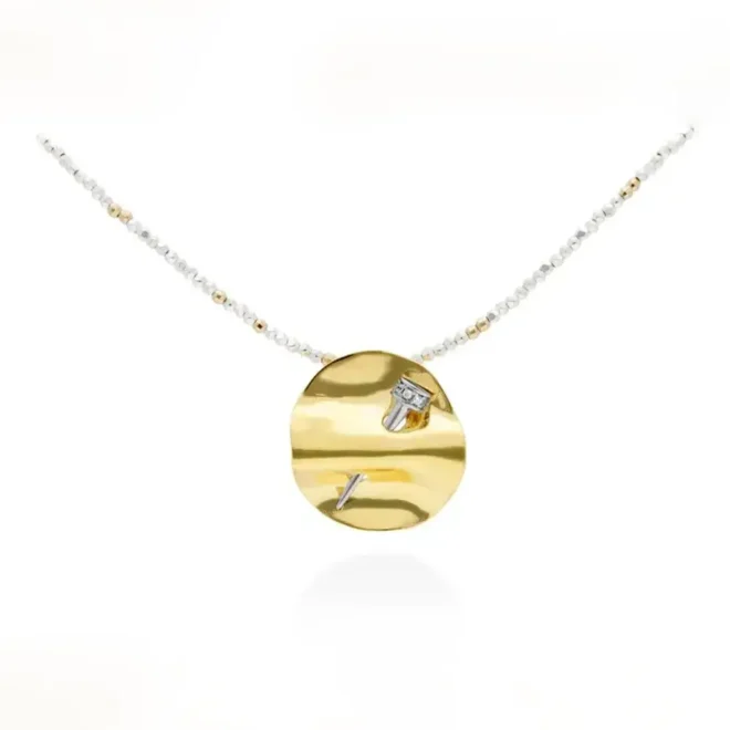 Gargantilla de plata y circonitas Couture Marina García 91237GC