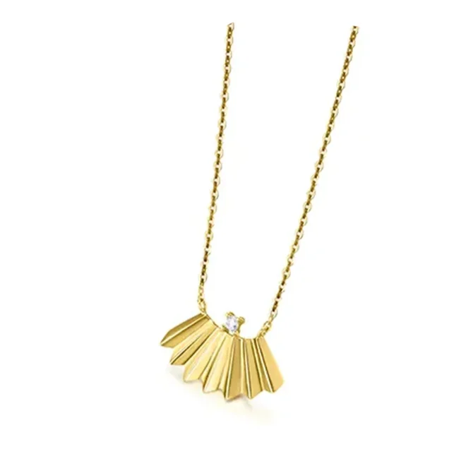 Cadena Le Carré Golden Hour oro diamantes abanico GD161OA.00