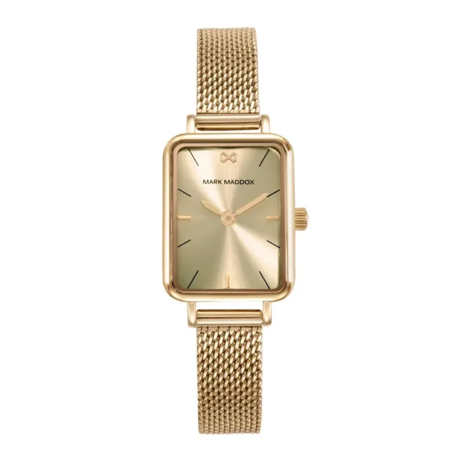 Reloj Mark Maddox mujer malla milanesa dorada MM1025-27