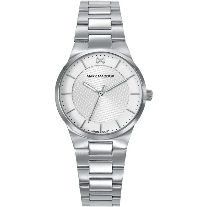 Reloj Mark Maddox mujer malla milanesa plateada MM1031-07